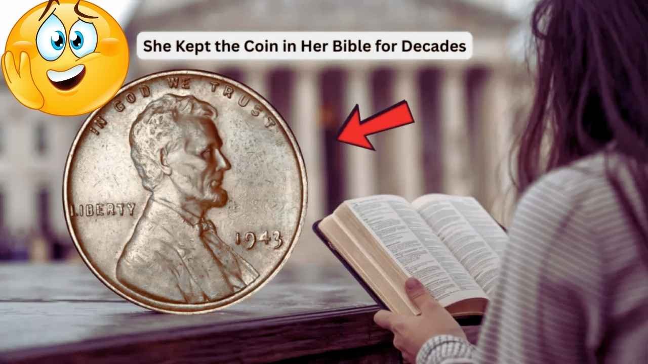 Coin Tucked in Her Bible